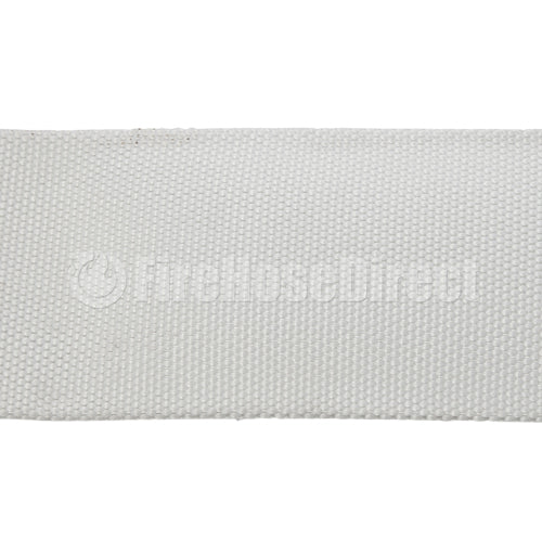 White 1 1/2" x 50' Camlock Single Jacket Mill Hose