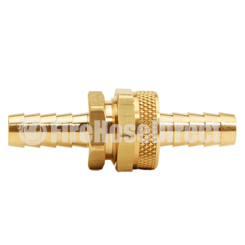 Brass Garden Hose Coupling Set (1/2" Hose)