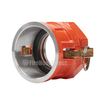 Hi-Viz Aluminum 2 1/2" Female Camlock x 2 1/2" Female NH