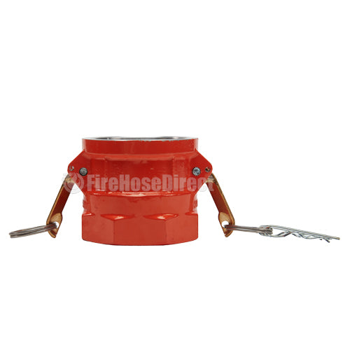 Hi-Viz Aluminum 2 1/2" Female Camlock x 2 1/2" Female NH