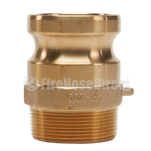 Brass 2" Male Camlock x 2" Male NPT