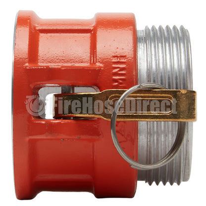 Hi-Viz Aluminum 2 1/2" Female Camlock x 2 1/2" Male NH