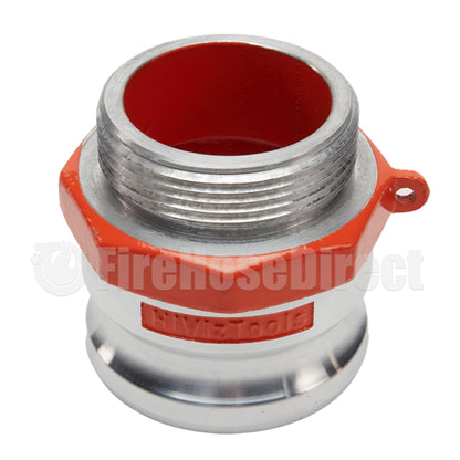 Hi-Viz Aluminum 3" Male Camlock x 2 1/2" Male NH