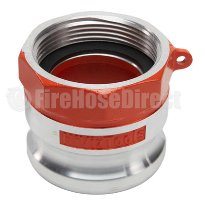 Hi-Viz Aluminum 3" Male Camlock x 2 1/2" Female NH