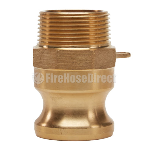 Brass 1 1/4" Male Camlock x 1 1/4" Male NPT