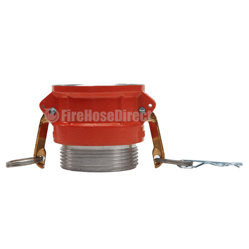 Hi-Viz Aluminum 2 1/2" Female Camlock x 2 1/2" Male NH