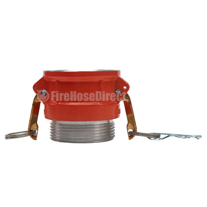 Hi-Viz Aluminum 2 1/2" Female Camlock x 2 1/2" Male NH