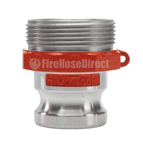 Hi-Viz Aluminum 2" Male Camlock x 2 1/2" Male NH