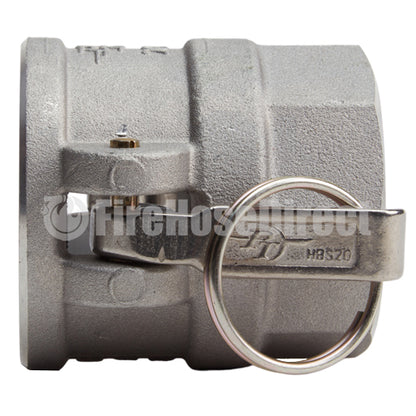 Aluminum 2" Female Camlock x 2" Female NPT