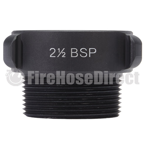 Aluminum 2 1/2" Female BSP to 2 1/2" Male NPT