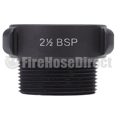 Aluminum 2 1/2" Female BSP to 2 1/2" Male NPT