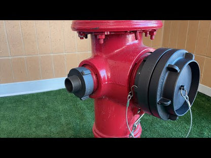 Aluminum 2 1/2" Female NH to 1 1/2" Male NPT