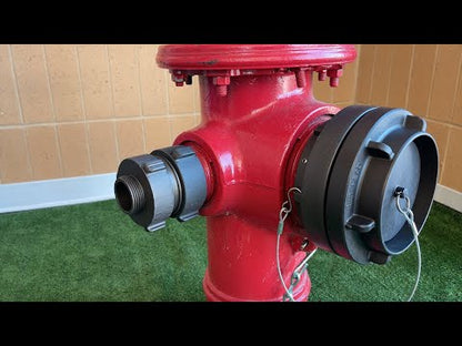 Aluminum 2 1/2" Swivel Female NH to 1 1/2" Male NH